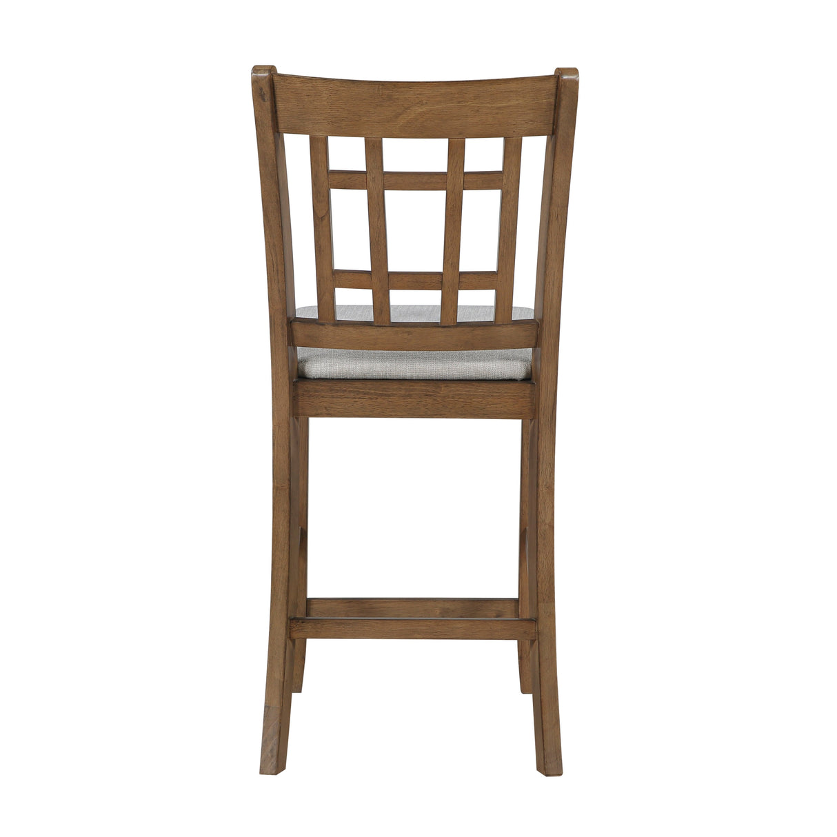 Junipero Brown/Light Gray Counter Height Chair, Set of 2 by Homelegance at Eve Furniture