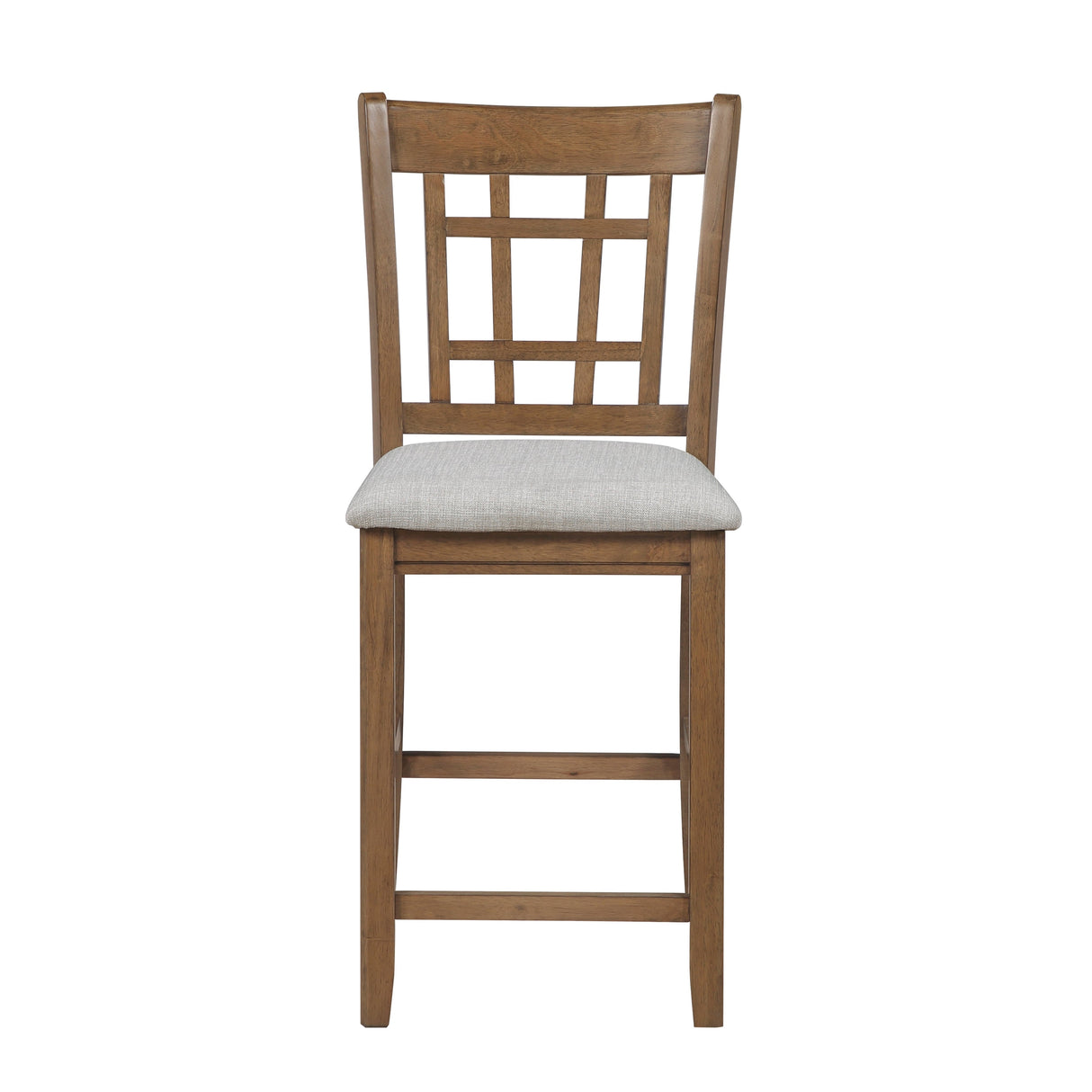 Junipero Brown/Light Gray Counter Height Chair, Set of 2 by Homelegance at Eve Furniture