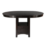 Junipero Espresso Extendable Counter Height Table by Homelegance at Eve Furniture
