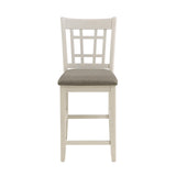 Junipero White Counter Chair, Set of 2 by Homelegance at Eve Furniture