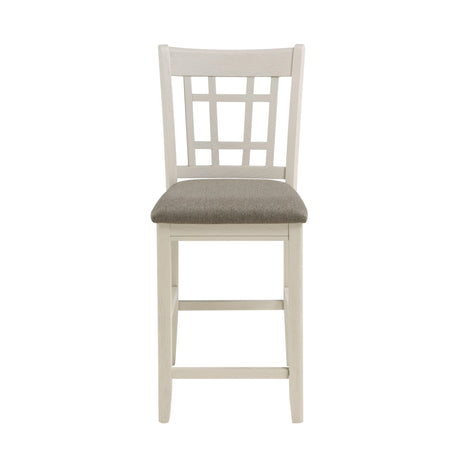 Junipero White Counter Chair, Set of 2 by Homelegance at Eve Furniture