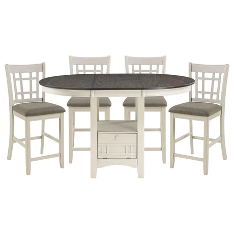 Junipero White Extendable Counter Height Set by Homelegance at Eve Furniture