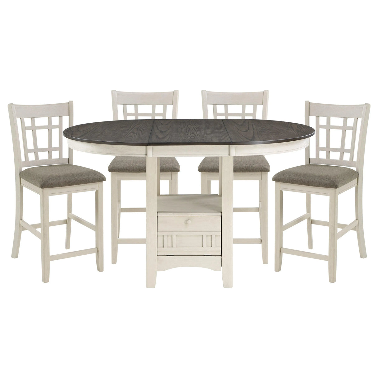 Junipero White Extendable Counter Height Set by Homelegance at Eve Furniture