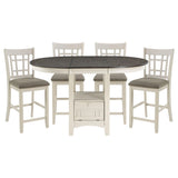 Junipero White Extendable Counter Height Set by Homelegance at Eve Furniture