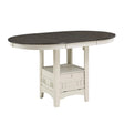 Junipero White Extendable Counter Height Table by Homelegance at Eve Furniture