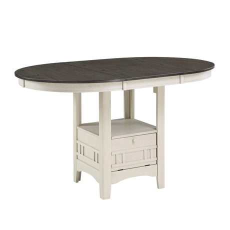 Junipero White Extendable Counter Height Table by Homelegance at Eve Furniture