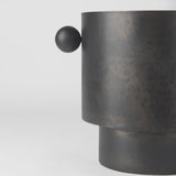 Juno Large Black Iron Vase by Mercana at Eve Furniture