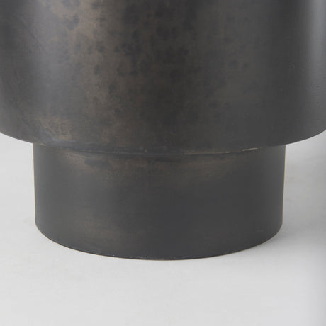 Juno Large Black Iron Vase by Mercana at Eve Furniture