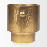 Juno Large Gold Iron Vase by Mercana at Eve Furniture
