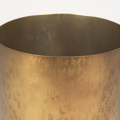 Juno Large Gold Iron Vase by Mercana at Eve Furniture