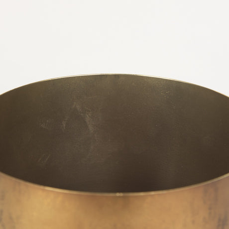 Juno Large Gold Iron Vase by Mercana at Eve Furniture