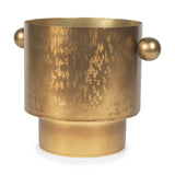 Juno Large Gold Iron Vase by Mercana at Eve Furniture