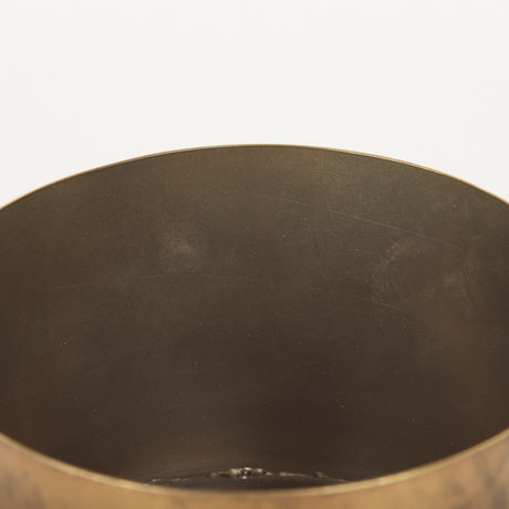 Juno Medium Gold Iron Medium Vase by Mercana at Eve Furniture