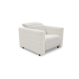 Juno Off White Power Recliner Chair by Moe's Home at Eve Furniture