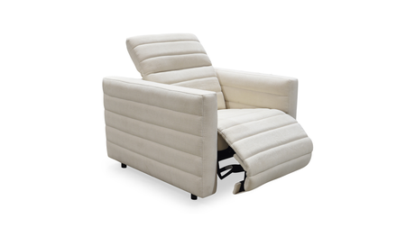 Juno Power Recliner Chair Off White by Moe's Home at Eve Furniture