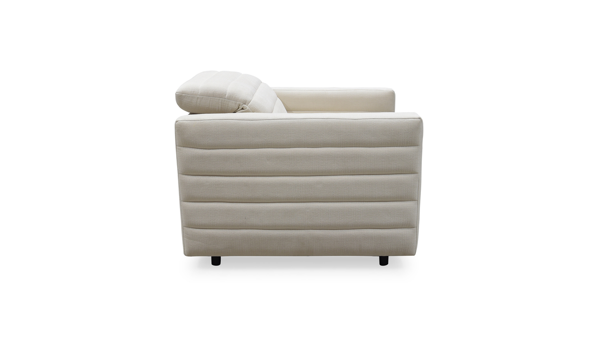 Juno Power Recliner Chair Off White by Moe's Home at Eve Furniture