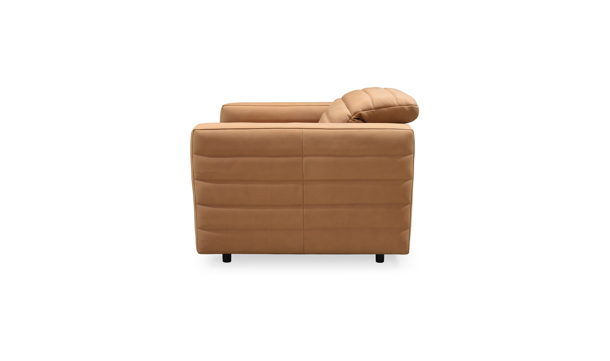 Juno Power Recliner Chair Tan Leather by Moe's Home at Eve Furniture