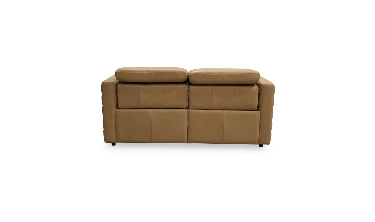 Juno Power Recliner Sofa Tan Leather by Moe's Home at Eve Furniture