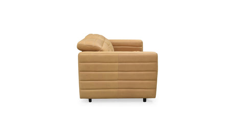 Juno Power Recliner Sofa Tan Leather by Moe's Home at Eve Furniture