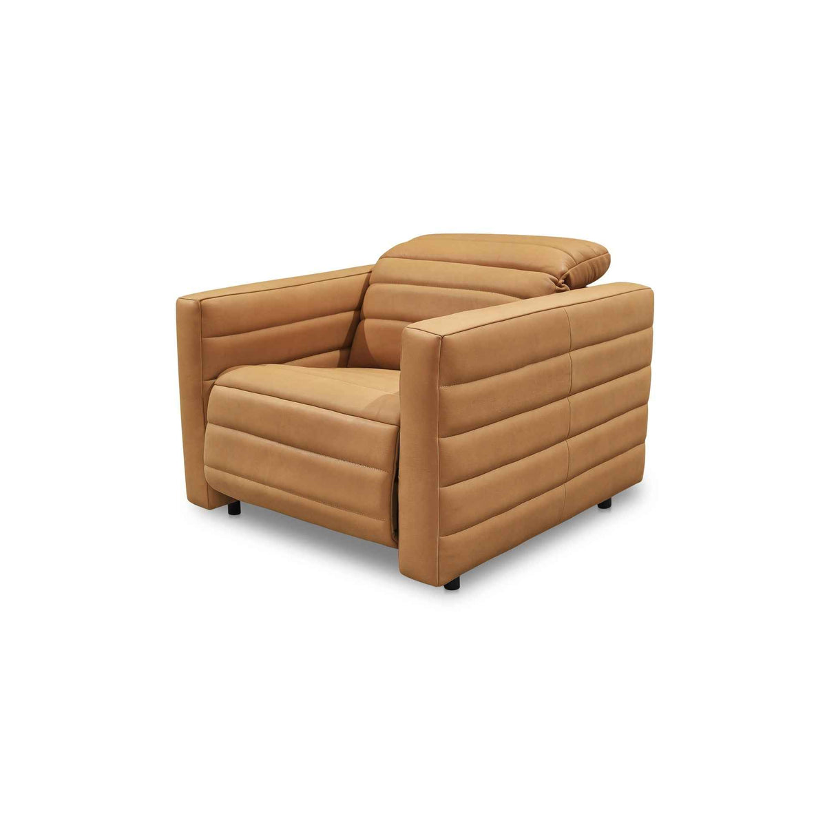 Juno Tan Leather Power Recliner Chair by Moe's Home at Eve Furniture