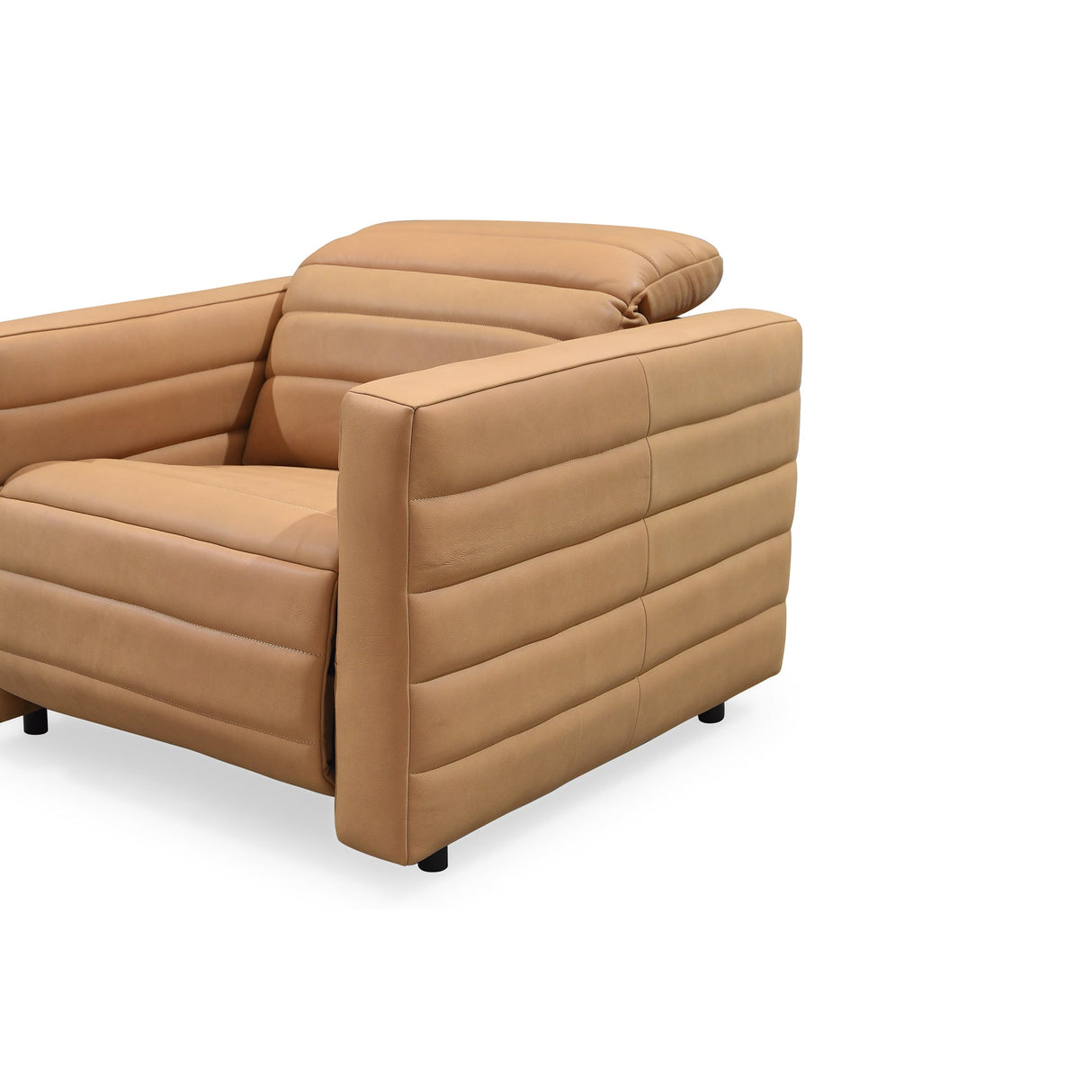 Juno Tan Leather Power Recliner Chair by Moe's Home at Eve Furniture