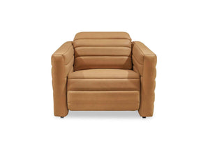 Juno Tan Leather Power Recliner Chair by Moe's Home at Eve Furniture