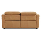 Juno Tan Leather Power Recliner Sofa