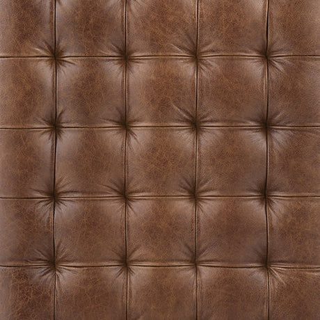Junsor Brown/Black Coffee Table Ottoman by Ashley at Eve Furniture