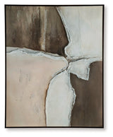 Junward Brown/Tan/White Wall Art by Ashley at Eve Furniture