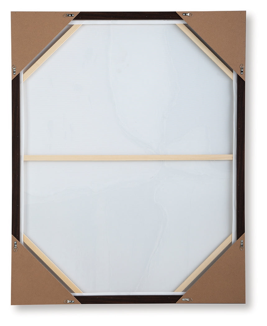 Junward Brown/Tan/White Wall Art by Ashley at Eve Furniture