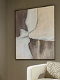 Junward Brown/Tan/White Wall Art by Ashley at Eve Furniture
