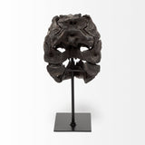 Jurassic Brown Resin Tyrannosaurus Skull Replica by Mercana at Eve Furniture