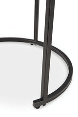 Jusmour Black/White Table (Set of 4) by Ashley at Eve Furniture