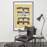 Just Be Free by Mercana Studio a Framed Art Print Matted under Glass by Mercana at Eve Furniture
