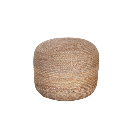Jute Natural Jute Pouf by Diamond Sofa at Eve Furniture