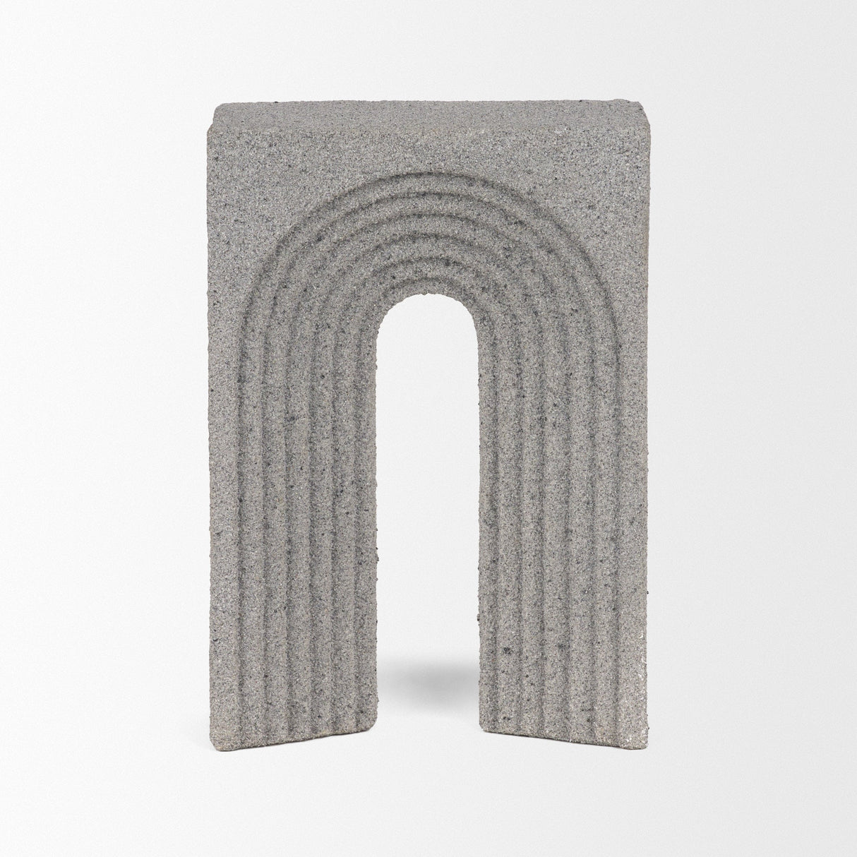 Kacia Resin Textured Concrete Gray Decorative Object by Mercana at Eve Furniture