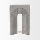 Kacia Resin Textured Concrete Gray Decorative Object by Mercana at Eve Furniture
