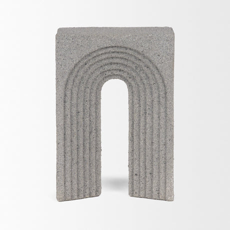 Kacia Resin Textured Concrete Gray Decorative Object by Mercana at Eve Furniture