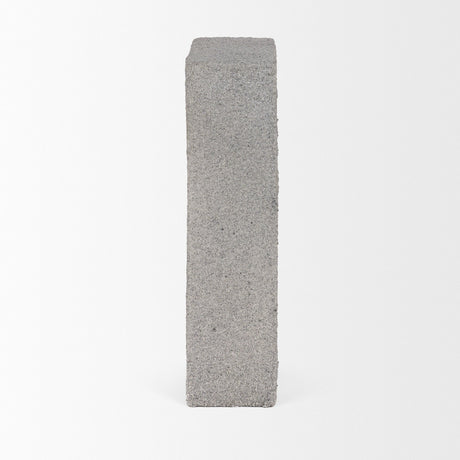 Kacia Resin Textured Concrete Gray Decorative Object by Mercana at Eve Furniture
