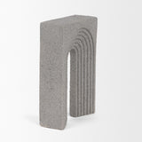 Kacia Resin Textured Concrete Gray Decorative Object by Mercana at Eve Furniture