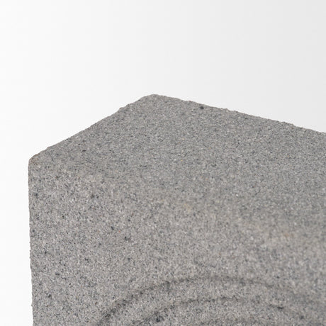 Kacia Resin Textured Concrete Gray Decorative Object by Mercana at Eve Furniture