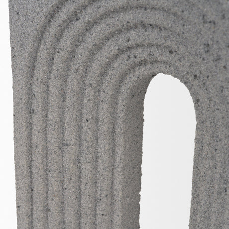 Kacia Resin Textured Concrete Gray Decorative Object by Mercana at Eve Furniture