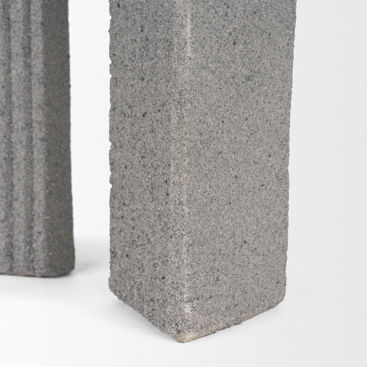 Kacia Resin Textured Concrete Gray Decorative Object by Mercana at Eve Furniture