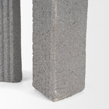 Kacia Resin Textured Concrete Gray Decorative Object by Mercana at Eve Furniture