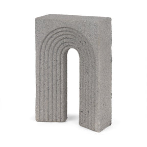 Kacia Resin Textured Concrete Gray Decorative Object by Mercana at Eve Furniture
