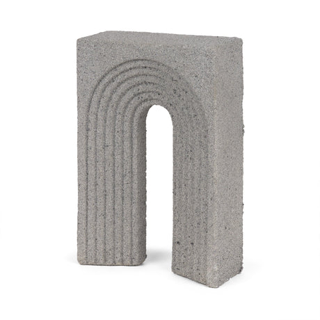 Kacia Resin Textured Concrete Gray Decorative Object by Mercana at Eve Furniture