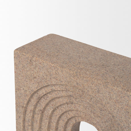 Kacia Resin Textured SandStone Decorative Object by Mercana at Eve Furniture