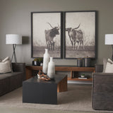 Kadara Black Solid Wood Decorative Bowl by Mercana at Eve Furniture