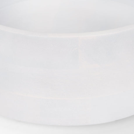 Kadara White Washed Solid Wood Decorative Bowl by Mercana at Eve Furniture