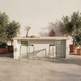 Kade Green Outdoor Bar Stool (Set of 2) by Moe's Home at Eve Furniture